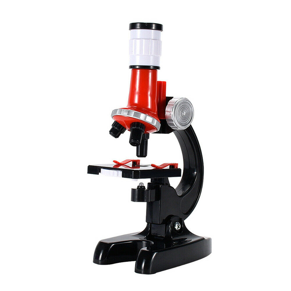 Kids Microscope Kit Science Educational Set With 8-led 1200x Magnification D1c8
