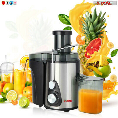 Electric Juicer Wide Mouth Centrifugal Juice Extractor 3speed 5core 306s