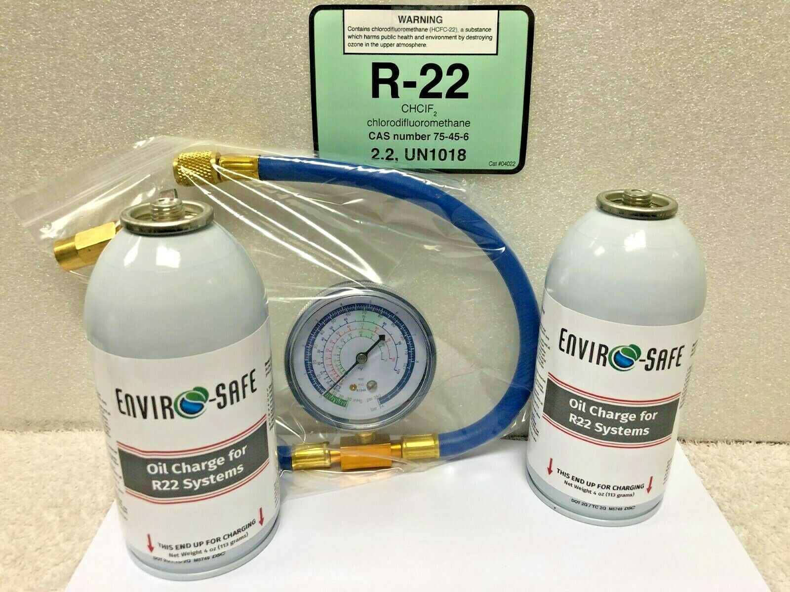 R22, R-22, Refrigerant 22, Refrigeration, A/c, Oil Charge For R22, Kit R22-h