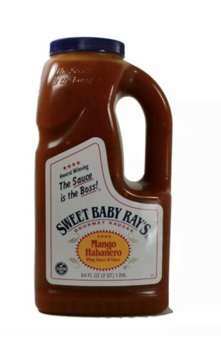 Sweet Baby Rays Mango Habanero (wing Sauce & Glaze) 64 Oz (2 Qt) 1.89 L